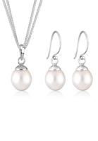 Elli PREMIUM Dames Zoetwater Gekweekte Parel in 925 Sterling Zilver