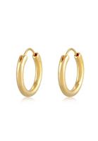 Elli PREMIUM Creolen Klassiker Elegant Zeitlos 585 Gelbgold