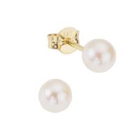 Fascination by Ellen K. Ohrstecker »333/- Gelbgold Süßwasserzuchtperle«