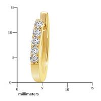 goldmaid Paar Creolen Memoire 585 Gelbgold 10 Brillanten 0,16 ct