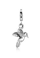 Charm-Einhänger »Anhänger Kolibri Vogel 925 Silber«