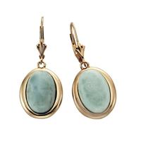 Zeeme Ohrhänger »925/- Sterling Silber Larimar«