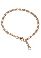 Firetti Edelstalen armband S-pantserkettingschakels, 3,45 mm breed, rozegoudkleur (1-delig)