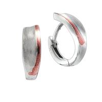 Vivance Klappcreolen »925/- Sterling Silber bicolor«
