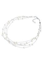 Elli Dames Synthetische Parels in 925 Sterling Zilver