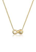 Diamore Collierkettchen »Infinity Ewig Diamant (0.02 ct) 585 Gelbgold«