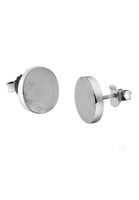 Nenalina Paar Ohrstecker »Basic Kreis Rund Gebürstet Ohrstecker 925 Silber«