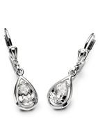 amor Oorbellen voor dames, 925 Sterling zilver, zirkonia synth.