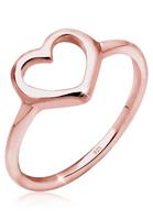 Elli Dames Hart Cut-Out Basic in 925 Sterling Zilver