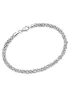 Firetti Silberarmband »rhodiniert, teilweise diamantiert«
