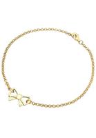 Elli Dames Bow Hanger Modern in 925 Sterling Zilver Goud
