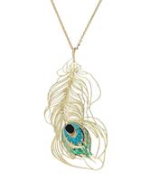 Vivance Kette mit Anhänger "peacock feather"