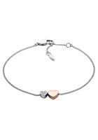 Fossil Armband »Herzen, JF03095998«, mit Glassteinen