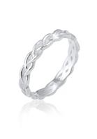 Elli Dames Gevlochten Oneindig Knoop Trend in 925 Sterling Zilver