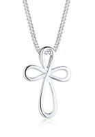 Elli Collierkettchen »Kreuz Infinity 925 Sterling Silber«