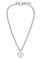 JOOP! Ketting met hanger voor dames, sterling zilver 925, hartje