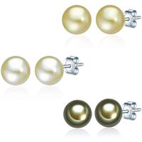 Valero Pearls Perlenohrringe »Set: X691« (6-tlg), aus Süßwasser-Zuchtperlen