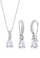 Elli Dames Oorbellen met Zirkonia Stenen Sterling in 925 Sterling Zilver