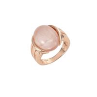 Zeeme Ring »925/- Sterling Silber Rosenquarz«