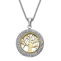 Zeeme Anhänger+Kette »925/- Sterling Silber vergoldet«