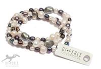 OTTO Perlenarmband »925 Silber Süsswasser Perlen Armband (57 cm)«, Damen Perlenschmuck