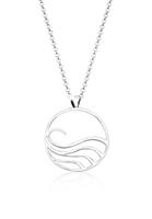 Nenalina Collierkettchen »Wellen Strand Sommer Rund Modern 925 Silber«