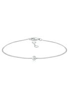 Diamore Armband »Solitär Panzerkette Diamant (0.06 ct) 925 Silber«