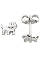 Jobo Paar Ohrstecker »Hund«, 925 Silber