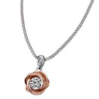 goldmaid Collier 925/- Sterlingsilber 3 Swarovski Zirconia
