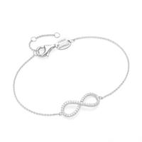 GIORGIO MARTELLO MILANO Armband »Infinity mit Zirkonia«