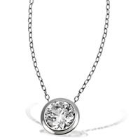 goldmaid Collier 925/- Sterlingsilber 1 weißer Zirkonia