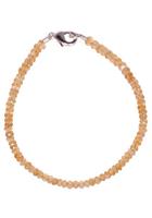 Firetti Armband »Basic, gelb, 4 mm breit, facettiert«, mit Citrinen, Made in Germany