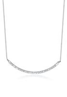 Elli dames boog minimaal met kristallen in 925 sterling zilver Zilver