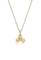 Diamore Collierkettchen »3D Blume Anhänger Diamant (0.02 ct) 585 Gelbgold«