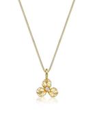 Diamore Collierkettchen »3D Blume Anhänger Diamant (0.02 ct) 585 Gelbgold«