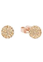 amor Oorbellen voor dames, 925 Sterling zilver, kristalglas