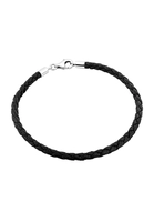 Nenalina Armband »Bead Anhänger Bettelarmband Fake Leder 925 Silber«