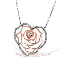 goldmaid Collier 925/- Sterlingsilber 68 weiße Zirkonia