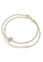 Elli Dames Hart Hanger Trend met Kristallen in 925 Sterling Zilver