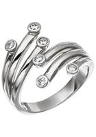 Jobo Silberring, 925 Silber mit Zirkonia