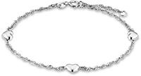 amor Armband voor dames, 925 sterling zilver | hartje