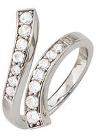 Jobo Silberring, 925 Silber mit Zirkonia