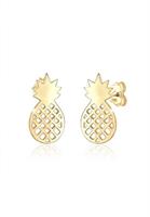 Elli Dames Stoeterij Ananas Speels in 925 Sterling Zilver