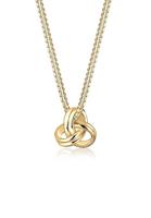 Elli PREMIUM, Halskette Knoten 585 Gelbgold in gold, Schmuck für Damen