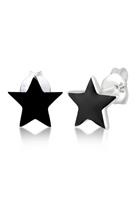 Elli Ohrringe »Stern Emaille Astro Trend Filigran Stars Silber«