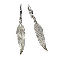 Zeeme Ohrhänger »925/- Sterling Silber Feder«