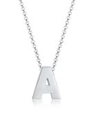 Elli Collierkettchen »Buchstabe A Initialen Minimal 925 Sterling Silber«