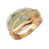 Fascination by Ellen K. Ring »375/- Gelbgold Zirkonia«