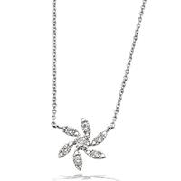 goldmaid Collier 585/- Weißgold 7 Brillanten P1 0,15 ct.