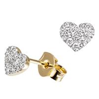 goldmaid Paar Ohrstecker 585/- Gelbgold 30 Brill. 0,34 ct.
